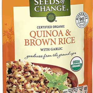 Comprar seeds of change organic quinoa & brown rice with garlic microwave pouch -- 8. 5 oz preço no brasil food & beverages rice rice & grains rice blends suplementos em oferta suplemento importado loja 37 online promoção -