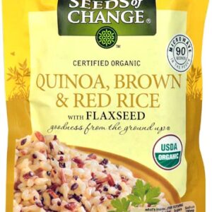 Comprar seeds of change organic quinoa brown & red rice with flaxseed microwave pouch -- 8. 5 oz preço no brasil food & beverages rice rice & grains rice blends suplementos em oferta suplemento importado loja 59 online promoção -
