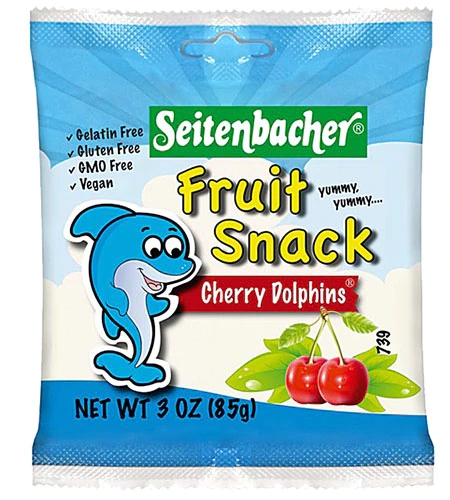 Bala de Frutas Seitenbacher Sem Glúten Sabor Cereja - 85g