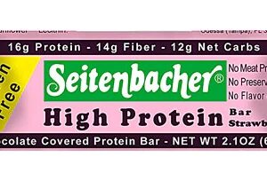 Comprar seitenbacher high protein bar gluten free strawberry -- 2. 1 oz preço no brasil bars food & beverages fruit bars suplementos em oferta suplemento importado loja 65 online promoção -