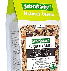 Seitenbacher Muesli Orgânico Natural Choco Coconut - 454g