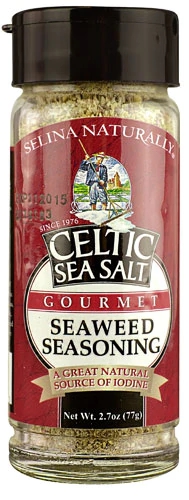 Sal Marinho Celta Selina Naturally Gourmet com Algas Marinhas - 77g