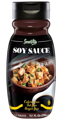 Molho de Soja Servivita Zero Calorias 330ml - Sabor Sem Culpa