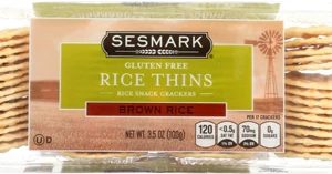Comprar sesmark foods gluten free rice thins brown rice -- 3. 5 oz preço no brasil crackers food & beverages rice crackers snacks suplementos em oferta suplemento importado loja 37 online promoção -