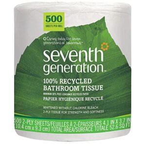 Papel Higiênico Seventh Generation 100% Reciclado 2 Folhas - 500 Folhas por Rolo