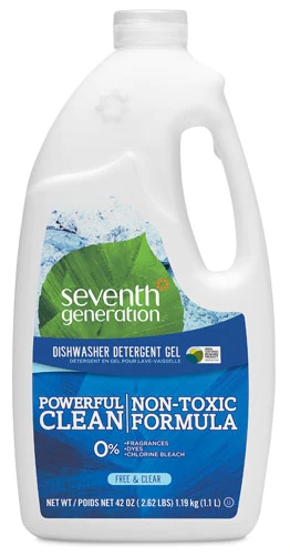Detergente para Lava-Louças Seventh Generation Free & Clear 1.190g - Limpeza Poderosa e Segura