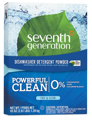 Detergente para Máquina de Lavar Louças Seventh Generation Free & Clear 1275g - Sem Perfume e Corantes