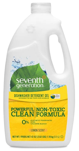 Gel Detergente Lava Louças Automático Seventh Generation Limão 1190ml - Poder e Cuidado