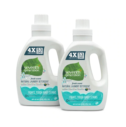 Detergente Líquido Lava Roupas Bebê Seventh Generation Natural 4X Concentrado 1183ml