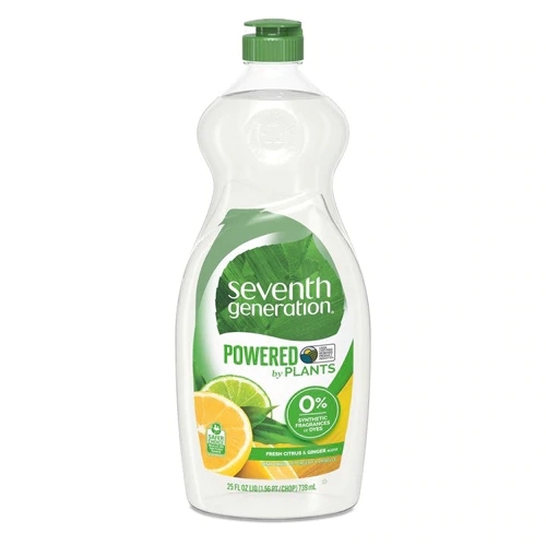 Detergente Líquido Seventh Generation Fresh Citrus & Ginger 740ml - Limpeza Poderosa e Natural