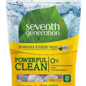 Comprar seventh generation dishwasher detergent packs lemon -- 20 packets preço no brasil dishwashing natural home suplementos em oferta suplemento importado loja 23 online promoção -