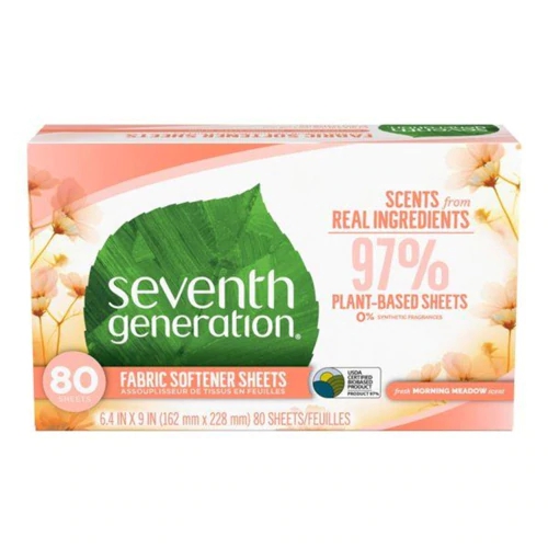Seventh Generation Folhas para Lavar Roupa Morning Meadow - 80 Folhas (1280g)