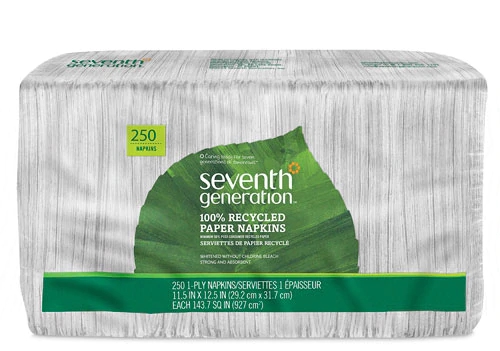 Guardanapos Seventh Generation Brancos 1 Folha - 250 Unidades