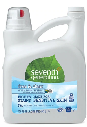 Detergente Líquido Lava Roupas Seventh Generation Natural Free & Clear 4436ml