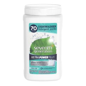 Detergente para Lava-Louças Seventh Generation Ultra Power Plus, 70 Pods (1kg)