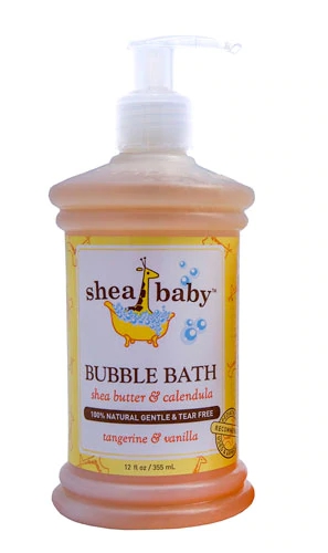 Espuma de Banho para Bebê Shea Baby com Tangerina e Baunilha - 355ml