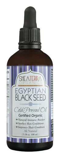 Óleo de Semente Negra Egípcia Shea Terra Organics Prensado a Frio - 96g