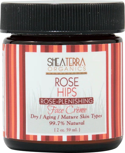 Shea Terra Organics Creme Facial Rosa Mosqueta 57g - Hidratação e Regeneração Profunda