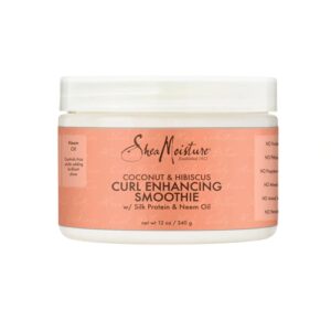 SheaMoisture Smoothie para Cachos Definidos com Proteína de Seda e Óleo de Neem 340g