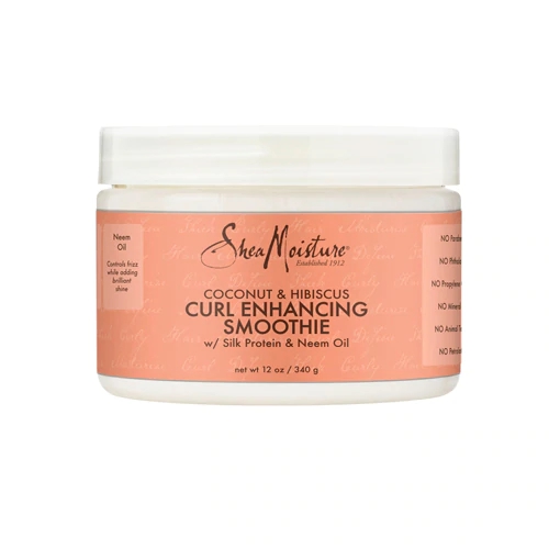 SheaMoisture Smoothie para Cachos Definidos com Proteína de Seda e Óleo de Neem 340g