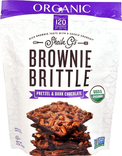 Sheila G's Brownie Brittle Pretzel & Chocolate Amargo Orgânico - 142g
