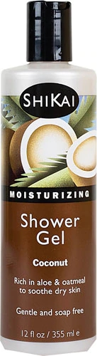 Gel de Banho Hidratante Shikai Coco - 355ml - Pele Macia e Perfumada