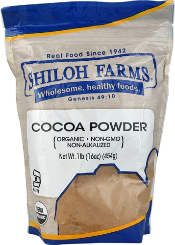 Cacau em Pó Orgânico Shiloh Farms 454g - Puro Sabor e Saúde