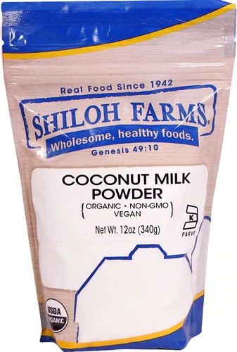 Leite de Coco em Pó Orgânico Shiloh Farms - 340g | Versátil e Saudável