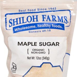 Açúcar de Bordo Orgânico Shiloh Farms - 340g: Doçura Natural e Pura
