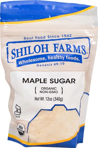 Açúcar de Bordo Orgânico Shiloh Farms - 340g: Doçura Natural e Pura