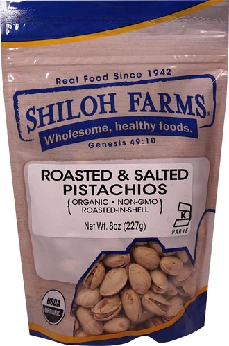 Shiloh Farms Organic Pistachios Roasted & Salted -- 8 oz