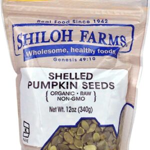 Sementes de Abóbora Orgânicas Descascadas Shiloh Farms 340g - Nutrição Pura e Sabor