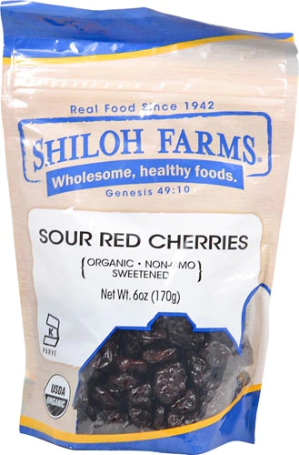 Cerejas Vermelhas Azedas Orgânicas Shiloh Farms 170g - Sabor e Saúde Natural