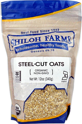 Ave em Grão Cortada em Aço Shiloh Farms Orgânica 340g