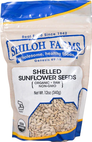 Shiloh Farms Organic Sunflower Seeds Shelled -- 12 oz