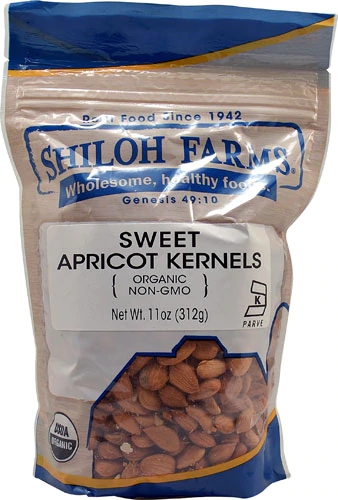 Amêndoas de Damasco Doce Orgânico Shiloh Farms - 312g