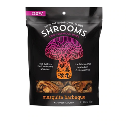 Snack Crocante de Cogumelos Shrooms Mesquite BBQ - 57g