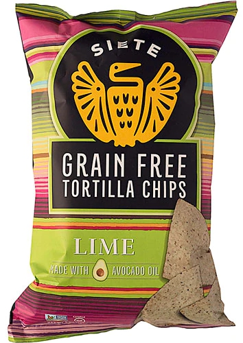 Chips de Tortilla Siete Grain Free Sem Glúten Sabor Limão 142g
