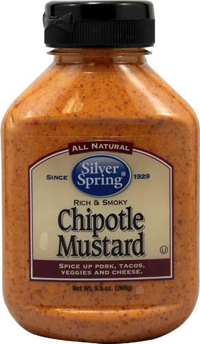 Molho de Mostarda Chipotle Silver Spring 255g - Sabor Picante e Defumado