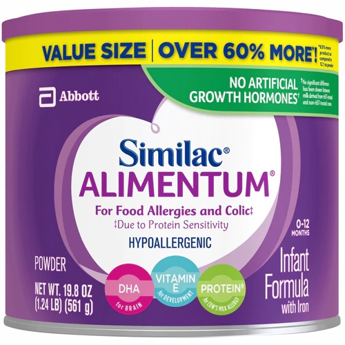 Similac Alimentum Fórmula Infantil Hipoalergênica com Ferro - 561g