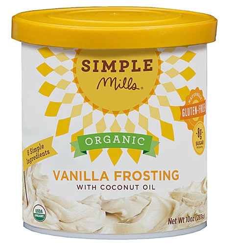 Cobertura de Baunilha Orgânica Simple Mills - 283g | Delícia Saudável