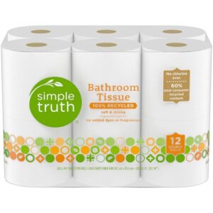 Papel Higiênico Simple Truth® Rolo Duplo - 12 Rolos (Aprox. 400g)