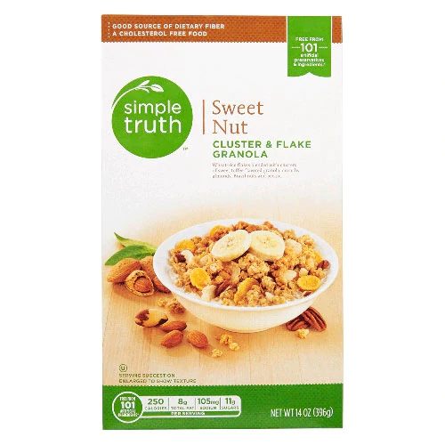 Simple Truth® Granola Doce de Nozes Cluster & Flake 397g