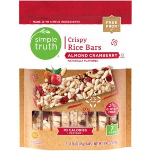 Comprar simple truth® crispy rice bars almond cranberry -- 7 bars preço no brasil bars breakfast bars food & beverages suplementos em oferta suplemento importado loja 25 online promoção -