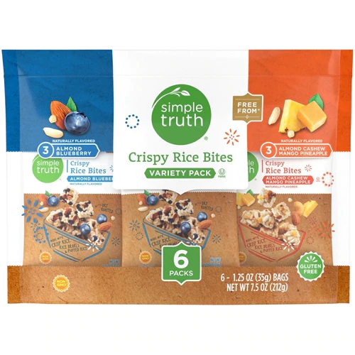 Simple Truth Crispy Rice Bites Variados - Kit 6 Unidades (Aprox. 168g)