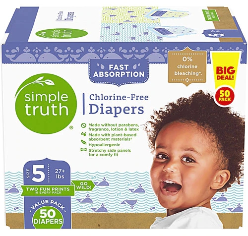 Simple Truth® Diapers Value Box Size 5 -- 50 Diapers