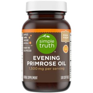 Comprar simple truth® evening primrose oil -- 1500 mg - 100 softgels preço no brasil evening primrose herbs & botanicals suplementos em oferta women's health suplemento importado loja 17 online promoção -