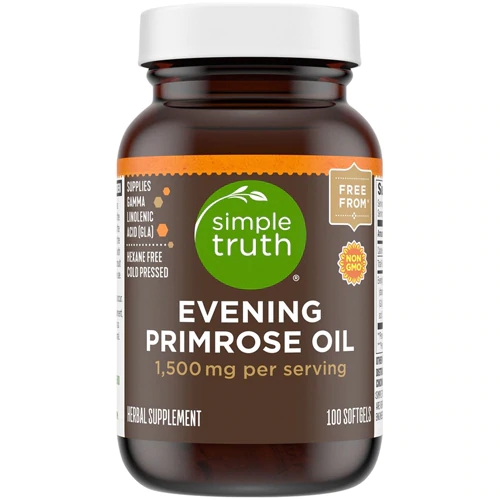 Óleo de Prímula Simple Truth 1500mg - 100 Cápsulas Softgel