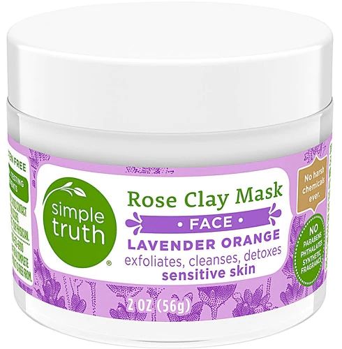 Simple Truth® Facial Rose Clay Mask Lavender Orange -- 2 oz
