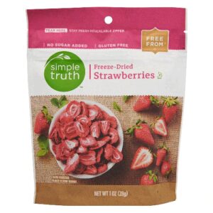 Comprar simple truth® freeze-dried strawberries -- 1 oz preço no brasil coconut dried fruit food & beverages fruit suplementos em oferta suplemento importado loja 7 online promoção -
